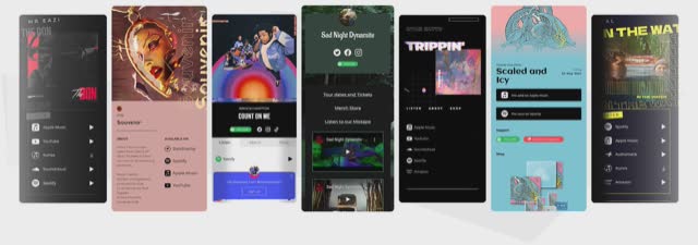 music smart linking services Linkfire, Feature·fm, ToneDen, stge·io